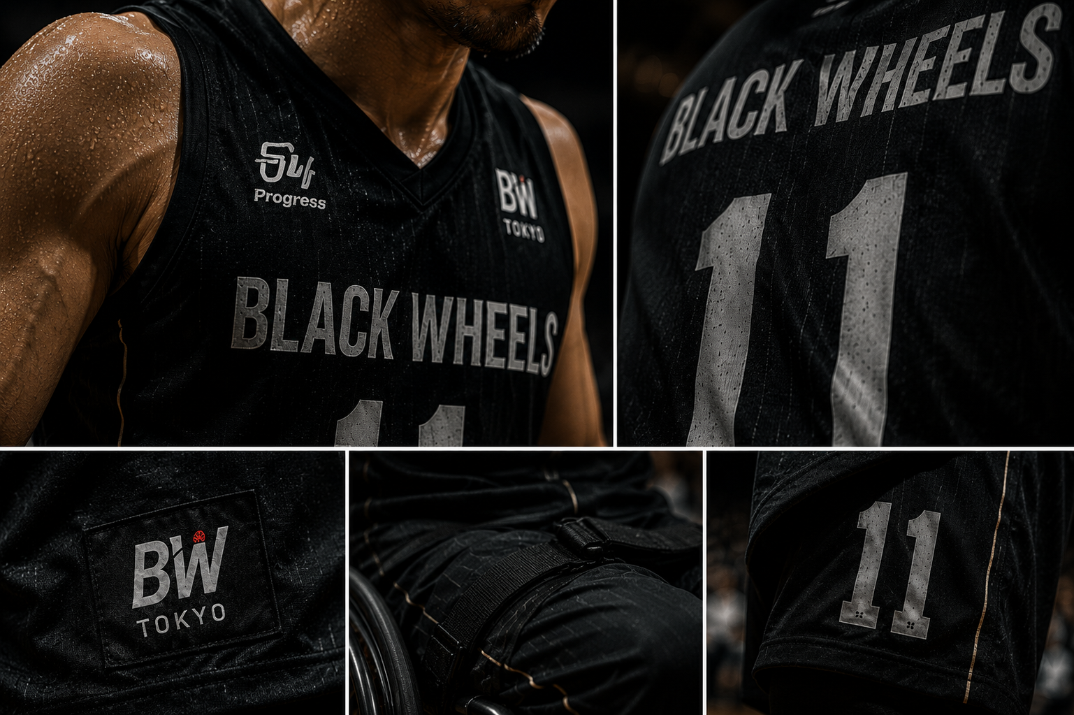 BLACK WHEELS TOKYOのユニフォームディテール